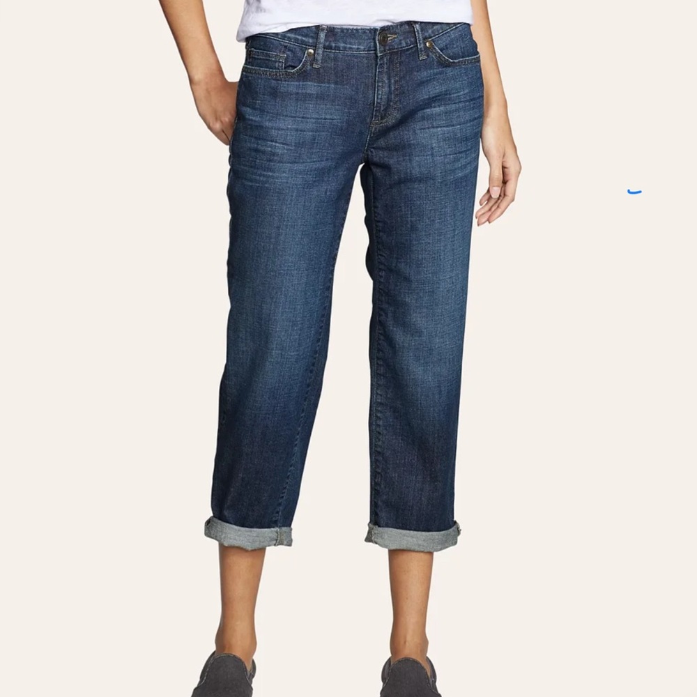 Eddie Bauer Boyfriend Crop Jeans